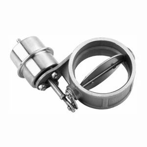 2.5" Car Exhaust Control Valve Vacuum Actuator Open Style Dump Downpipe Steel - Picture 1 of 9