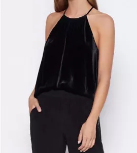 198 $ Neu mit Etikett Joie Dowana B Samt Kaviar schwarz Top Gr. M - Bild 1 von 9