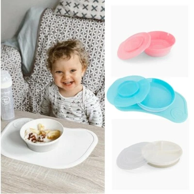 Twistshake Click Mat Mini Baby Geschirr Platte, Schüssel oder Geteilter Teller - Bild 1 von 4