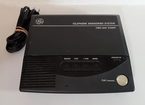 Vintage GE Model 2-9862A Dual Microcasette Landline Telephone Answering Machine - Picture 1 of 7