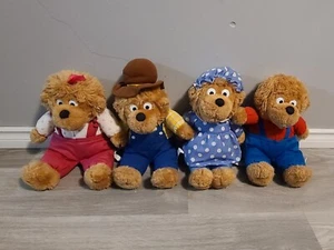 90s Berenstain Bears Vintage Plush Chosun Complete Set Of 4 ~ 95, 97 VTG - Picture 1 of 9