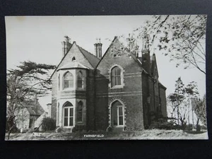 Nottingham Newark FARNSFIELD unknown House - Old RP Postcard - Picture 1 of 2