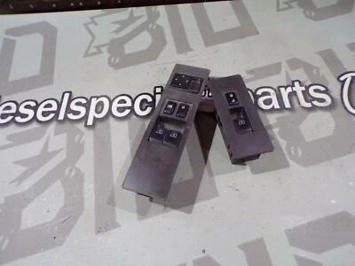 2006 - 2007 NISSAN TITAN SE KING CAB FRONT WINDOW LOCK SWITCHES (GREY) BEZEL Foto 1 de 2