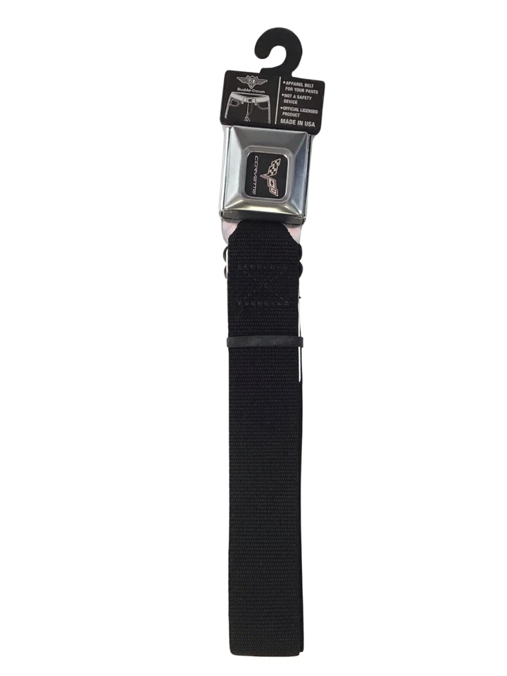 Cinturón de seguridad con hebilla Ropa Pantalones Cinturón LOGOTIPO CORBETA NEGRO ENVÍO RÁPIDO GRATUITO Foto 1 de 2