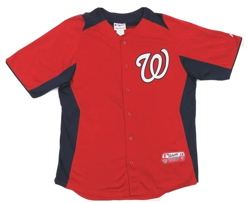 NWOT Washington Nationals Majestic Authentic Cool Base MLB Baseball Sewn Jersey Cover