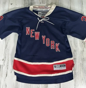 Reebok New York Rangers NHL Winter Classic Lundqvist #30 Trikot Jugend S M - Bild 1 von 11
