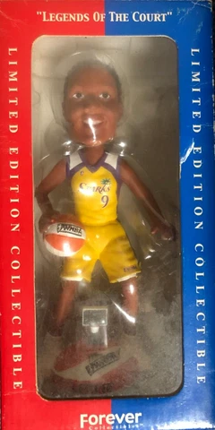 Lisa Leslie Legends Of The Court Sparks Bobblehead Mint In Box Cover