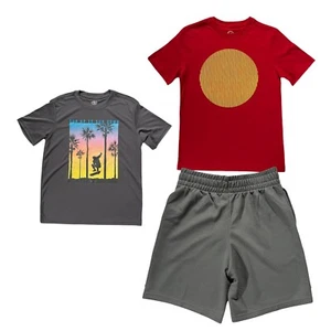 Wonder Nation- Athletic Works Boys T-Shirts & Shorts Set Size 8 Multicolor - Picture 1 of 7