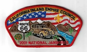 Inland Empire Council California Route 66 2001 Jamboree Nazionale ROSSO Bdr - Foto 1 di 1