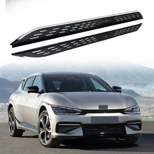 2pcs Side Step for Kia EV6 2022-2025 Running Board Nerf Bar SUV Pedal Black - Picture 1 of 10