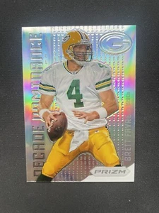 2012 Panini Prizm Brett Favre Silver Prizm Decade Dominance SP Rifrattore Packers - Foto 1 di 2