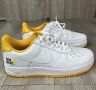 Nike Air Force 1 Low "West Indies" Men's Shoes White-Gold DX1156-101 Size 11.5