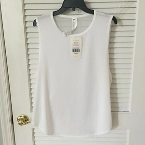 NWT FABLETICS Athletic TRISHA MESH TANK White Top Size XXL 16-18 MSRP $39.95 - Picture 1 of 2