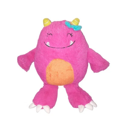 Carters 61363 2013 rosa naranja Monster Baby Lovey peluche BeanBag juguete 9" Foto 1 de 4