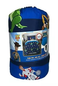 Disney Pixar Toy Story 4 Twin Comforter Bed Set + Bonus Bag - NEW - Picture 1 of 3