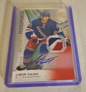 2019-20 SP Game Used Red Spectrum #131 Libor Hajek PATCH AU 02/15 - Picture 1 of 2