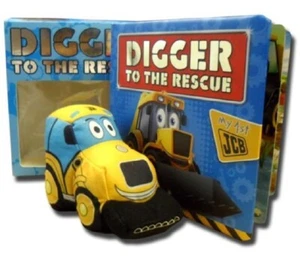 NEW BOX JCB PLUSH and DIGGER TO THE RESCUE book - Picture 1 of 1