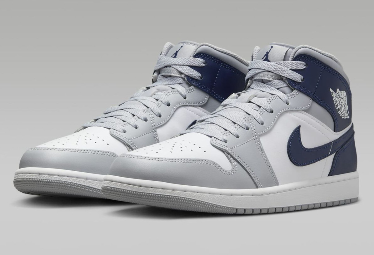 Jordan 1 Retro Mid Wolf Grey for Sale - Authenticity