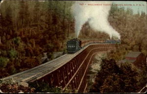 Tráfico ferrocarril 1907 EE. UU. Dollarhide caballete Shasta Route US Railway Railroad - Imagen 1 de 2