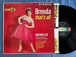 Brenda Lee - Brenda, That's All Vinyl (Sehr guter Zustand +) Pop - Bild 1 von 7