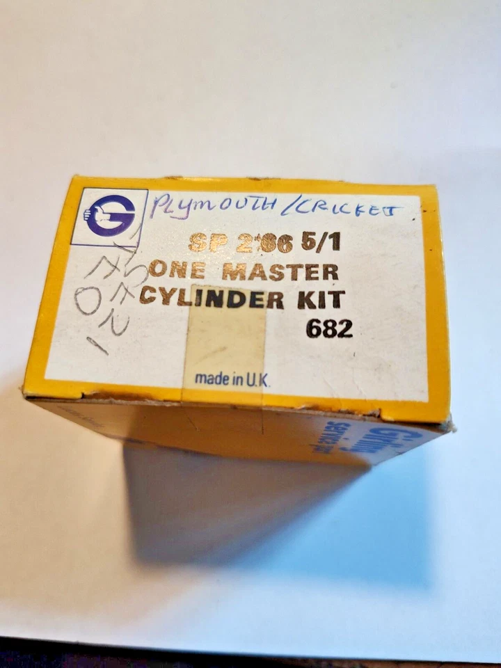 KIT DE RECONSTRUCCIÓN CILINDRO MAESTRO FRENO NIÑA PLYMOUTH CRICKET 1971-73 Foto 1 de 1