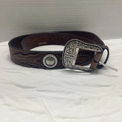 Ariat 2007 Ltd. "Cinturón de cuero vaquero occidental edición original con hebilla maestra 36""" Foto 1 de 4