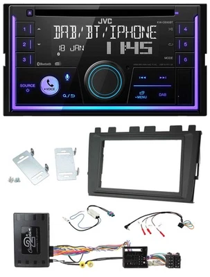 JVC Lenkrad USB 2DIN DAB Bluetooth CD Autoradio für VW Polo ab 2018 MIB II Infoa - Bild 1 von 4