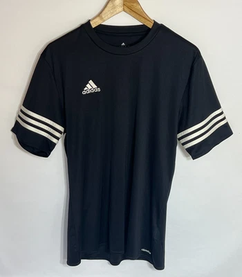 Adidas T-shirt Entrada 14 Climalite | Men's | Black/White | Medium | - Image 1 of 4