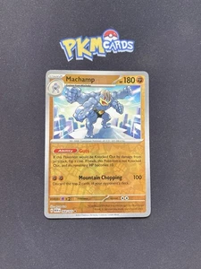 Pokemon Juego de Cartas Coleccionables Machamp S&V 151 068/165 Holograma Inverso Raro LP. - Imagen 1 de 3