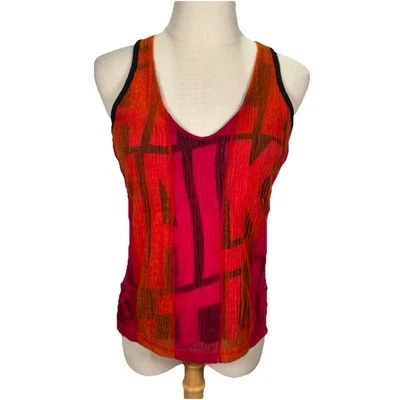 Camiseta sin mangas Custo Barcelona para mujer talla S estampado gráfico múltiple de colección años 90 Y2K Art Grunge Foto 1 de 4