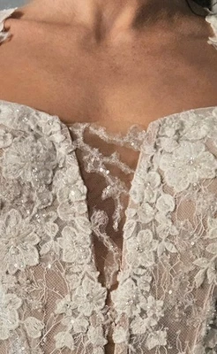 Nuevo con etiquetas Vestido de novia Galina Signature Talla 10 Tren Bisque Ivy Org $1499.00 Foto 1 de 4