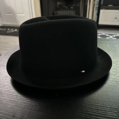 Sombrero Fedora Vintage LEE Fifth Avenue Bloque Agua Fieltro Talla M 7 3/8  Foto 1 de 4