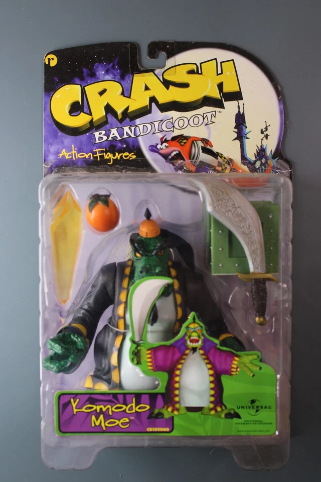Crash Bandicoot Komodo Moe | ReSaurus 1998 | Nuevo en caja Foto 1 de 4