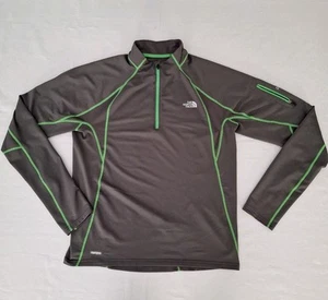 The North Face Flight Series Shirt Men's M Gray Vapor Wick 1/4 Zip Pullover A18 - Picture 1 of 15
