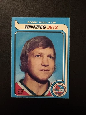 1979-80 O-Pee-Chee Set-Break #185 Bobby Hull Salón de la fama ¡Excelente! Foto 1 de 3