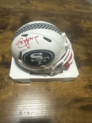 Mini casco autografiado Steve Young saludo al servicio Radtke certificado de autenticidad deportivo Foto 1 de 4
