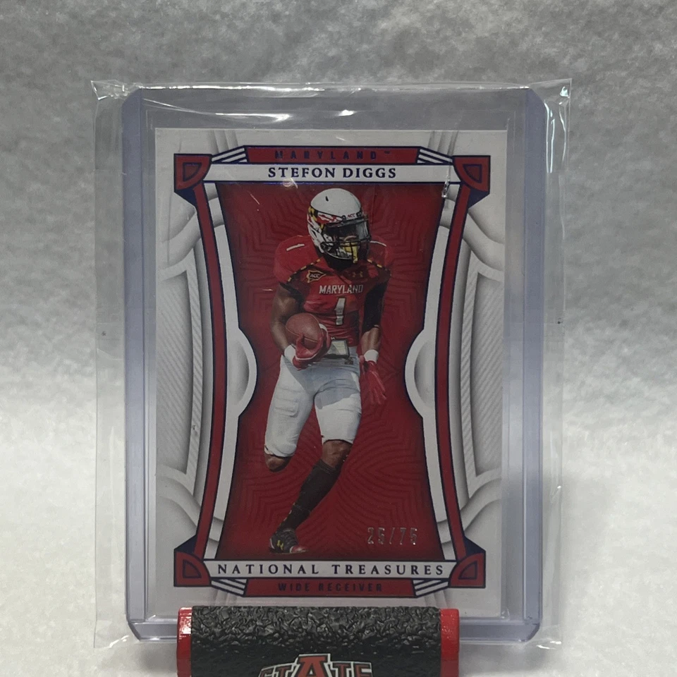 2023 Panini National Treasures Collegiate - Stefon Diggs #31 Blue /75 - Image 1 of 4