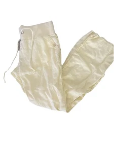 Gelbe 100% Leinen Y2k Vintage Guess Schlaghose - Bild 1 von 10