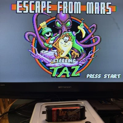 Taz in Escape From Mars (Sega Genesis, 1994) Tested CIB - Image 1 of 4