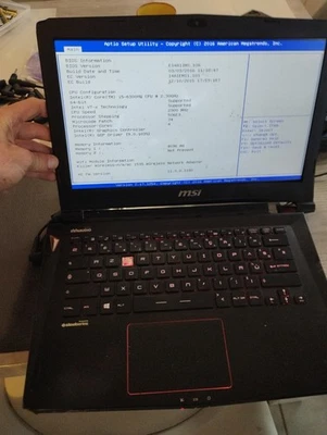 PC Portable MSI MS14A1 Gamer HS Intel Core I5 NVIDIA GeForce GTX 970m - Photo 1/4