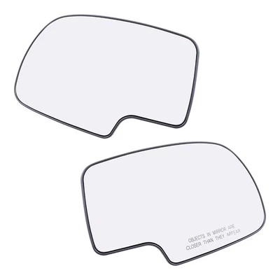 Mirror Glass with Base For 1999-2006 Silverado 1500 Set 12477844 GM1325105 - Image 1 of 4