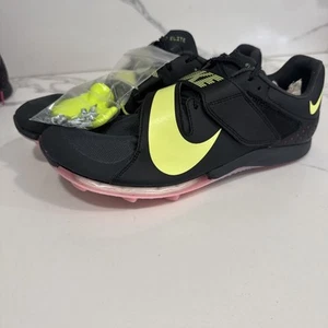 Nike Air Zoom LJ Elite Track & Field Jumping W/ Spikes Size 9.5 CT0079-001 Black - Picture 1 of 6