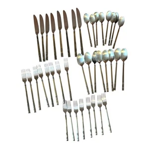 Joseph Abboud Environments Silverware 8 Place Settings 40 Total Spoon Fork Knife - Picture 1 of 24