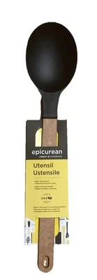 伊壁鸠鲁切割表面美食厨房用具中号勺子天然 — 第 1/4 张图片