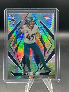 2024 Phoenix ALEX SINGLETON Hyper PARALLEL #6 plus BASE card BRONCOS - Picture 1 of 8