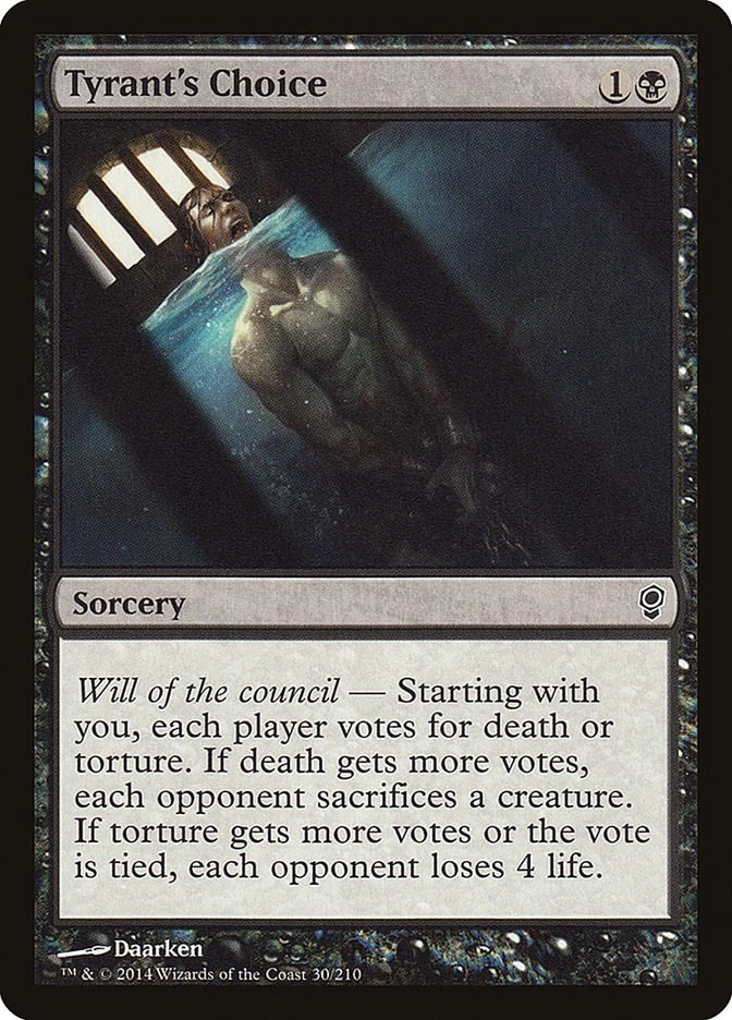 Tyrant's Choice 30 LP Normal Conspiracy MTG EN - Image 1 of 1
