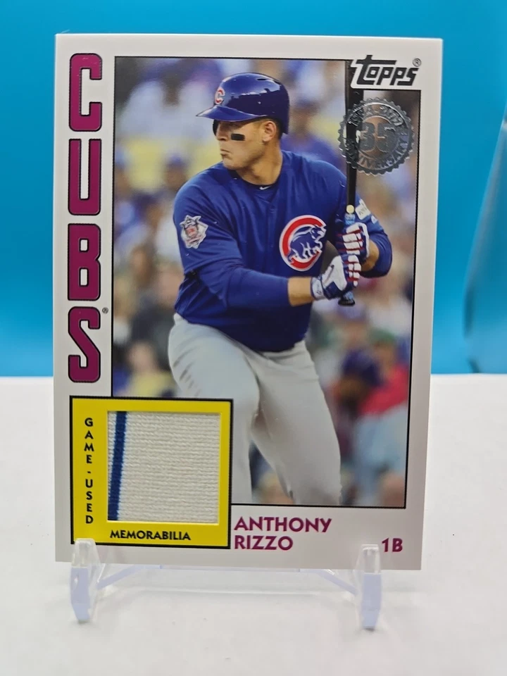 2019 Topps - 1984 Topps Baseball Relics Anthony Rizzo #84R-AR (MEM) - Image 1 of 2