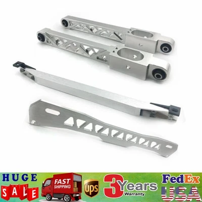 Rear Lower Control Arm+ Subframe Brace +Tie Bar For 1997-01 Mitsubishi Mirage US - Image 1 of 4