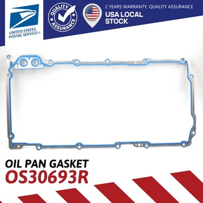 Junta de cárter de aceite OE OS30693R para Chevrolet Silverado 1500 4,8 L 5,3 L 6,0 L 1999-2013 Foto 1 de 4