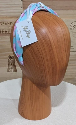 Diadema nudo torcido Lilly Pulitzer nueva con etiquetas - Estampado coral real múltiple Foto 1 de 3